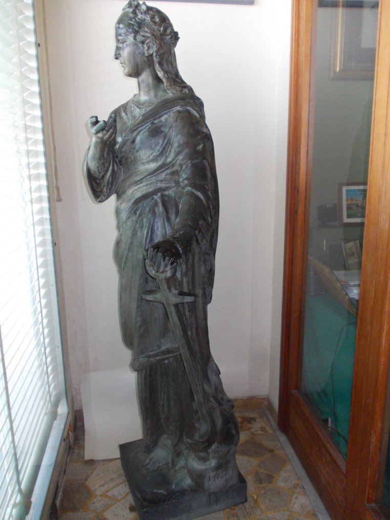 Tusey (Meuse) - Louis Noel (1839-1925) - 雕像, Grande figura, Dea del Mare - 1.73 m - 青銅色 - 1897 #2.1