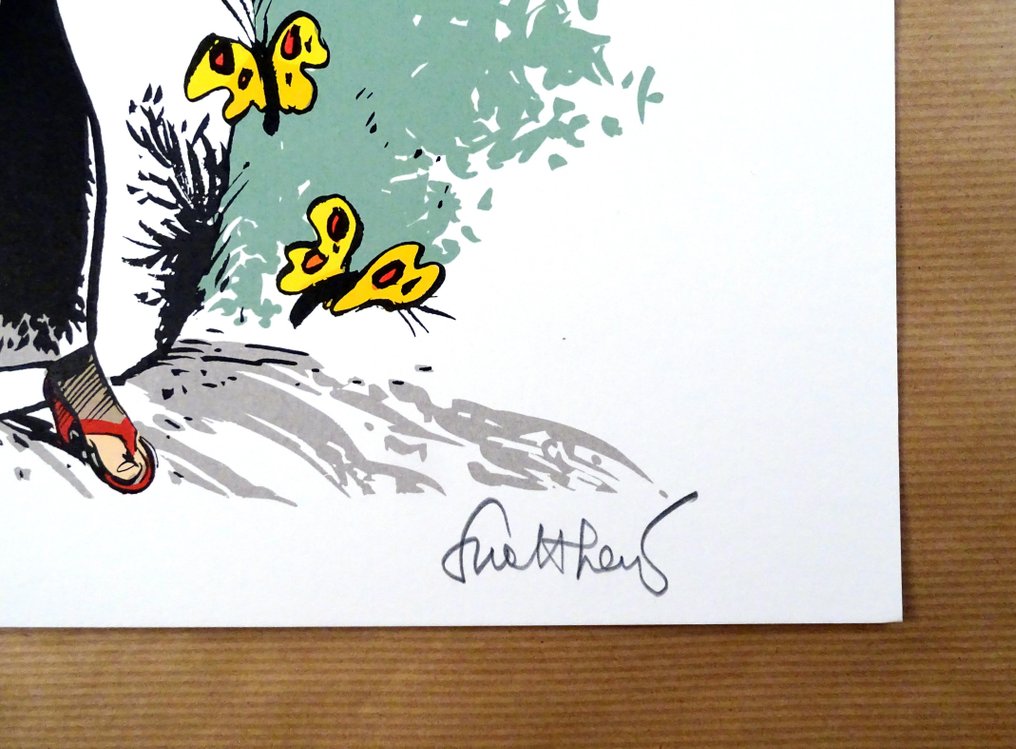 Walthéry, Francois - 1 Silkscreen - Natacha - Hommage à Michetz #2.1