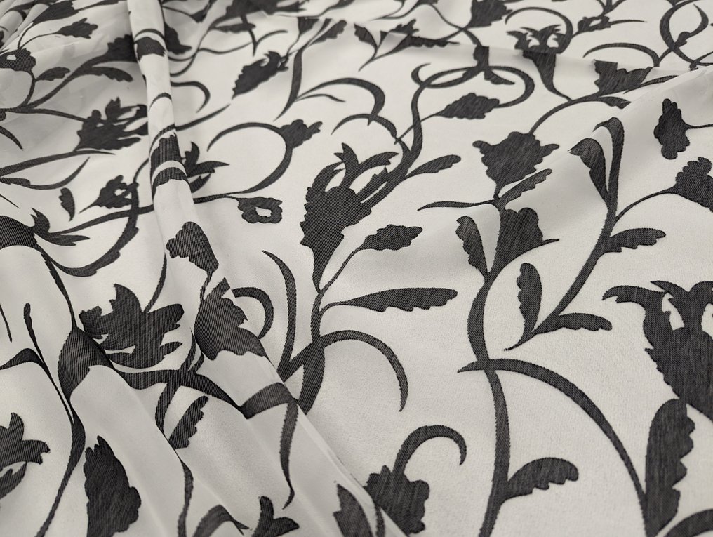 Tessitura Miglioretti - Esplêndidas cortinas Devorè - Tecido de cortina  - 550 cm - 300 cm #2.1