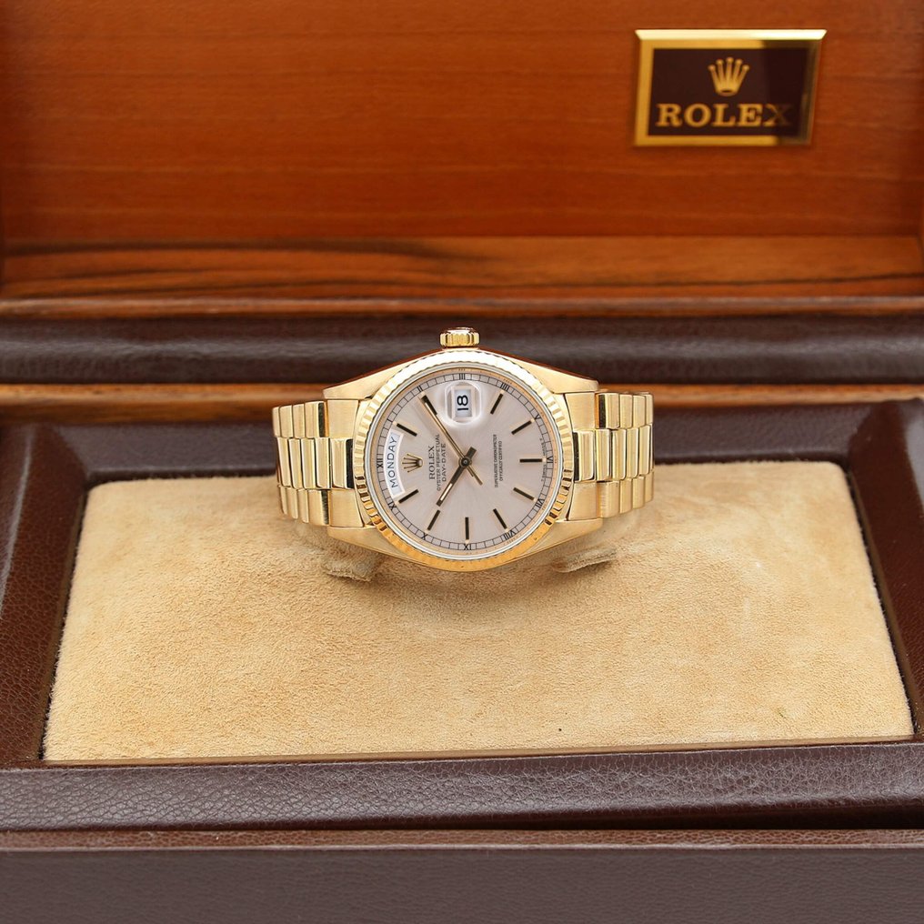Rolex - Day-Date - 18038 - Silver Dial - 中性 - 1980-1989 #1.2