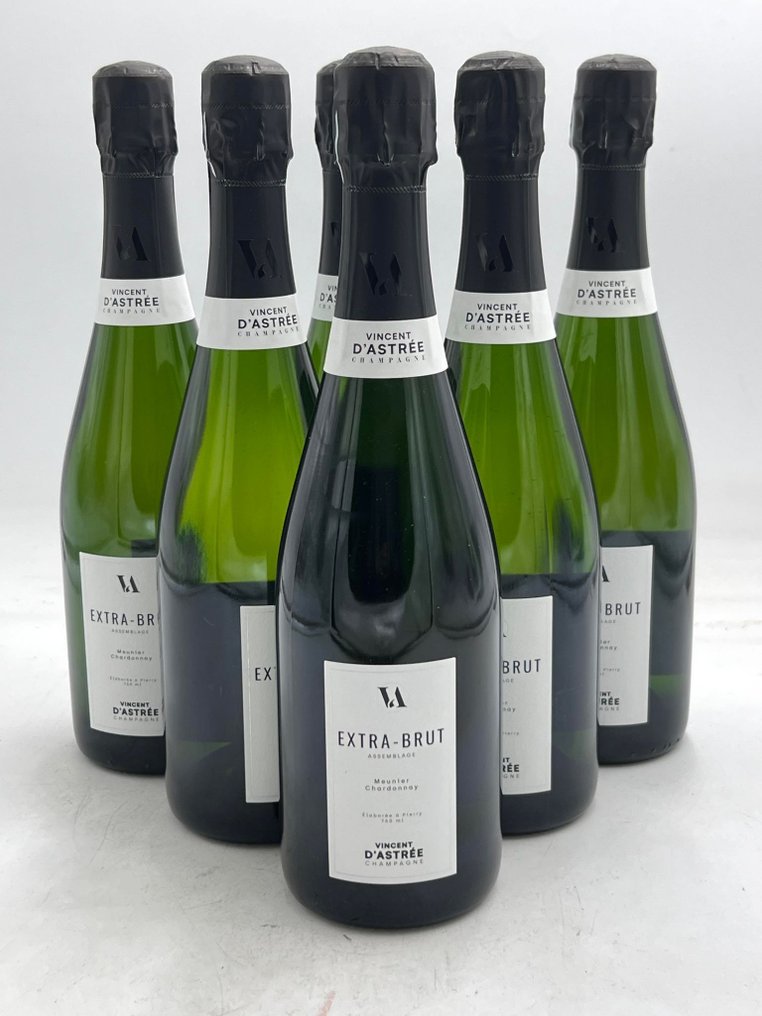 Vincent d'Astrée, Assemblage Meunier Chardonnay - 香槟地 Extra Brut - 6 Bottles (0.75L) #1.0