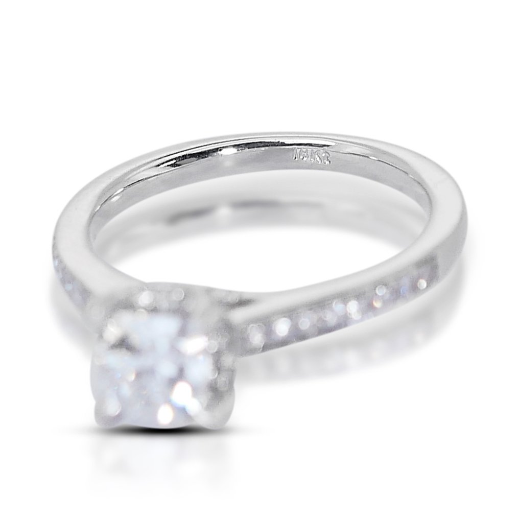 Anello Oro bianco Diamante - Diamante #3.2
