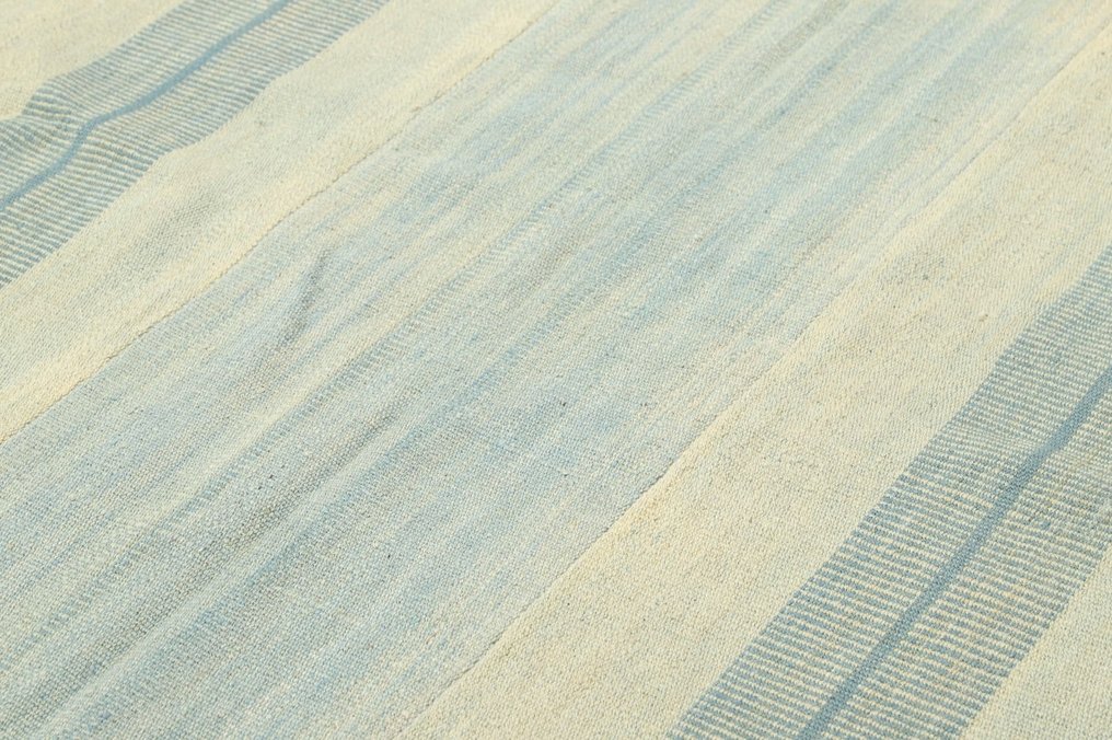 设计师纯色 Kilim 地毯 - 凯利姆平织地毯 - 217 cm - 130 cm #1.3
