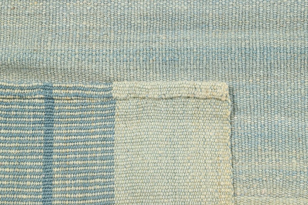设计师纯色 Kilim 地毯 - 凯利姆平织地毯 - 217 cm - 130 cm #2.1