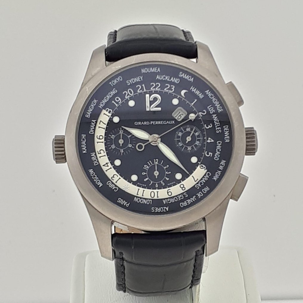 Girard-Perregaux - WW.TC Chronograph Automatic GMT World Time Titanium FULL SET - 4980 - Άνδρες - 2005 #2.1