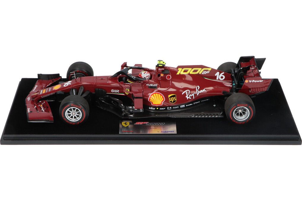 Look Smart 1:18 - Modelracerbil - Ferrari SF1000 Charles Leclerc Tuscany GP 2020 - + Showcase #3.2