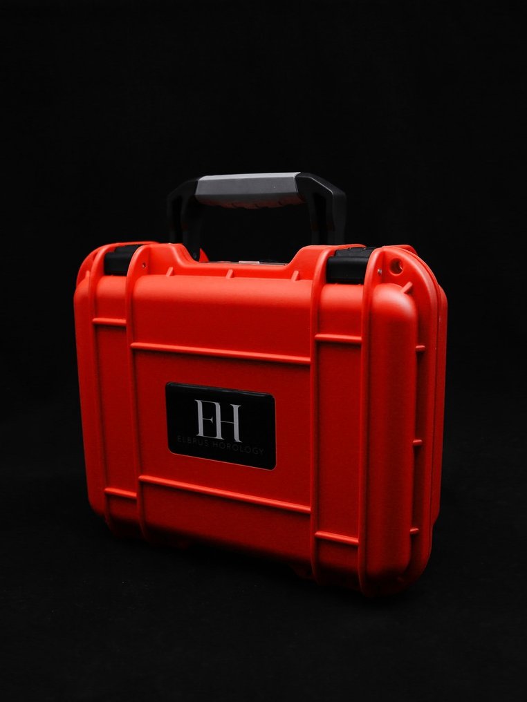 Indestructible Watch Suitcase for 6 Watches - Red - Elbrus Horology Timepiece Valet 6 #1.0