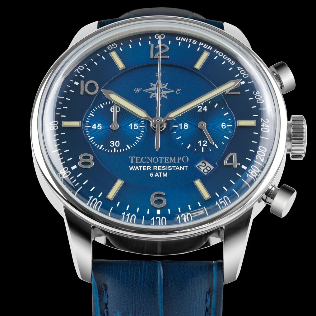 Tecnotempo - Chronograph - Limited Edition "Wind Rose" - - 沒有保留價 - TT.50.CRRVB2 (Blue) - 男士 - 2020+  #2.1