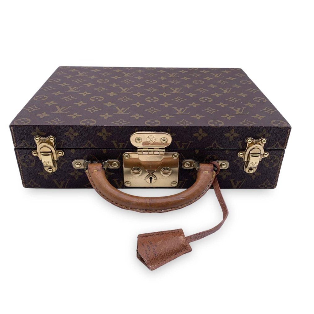 Louis Vuitton - Louis Vuitton - Κουτί κοσμημάτων - Τσάντα ταξιδιού για κοσμηματοθήκη Boite Bijoux Monogram - Καραβόπανο #1.1