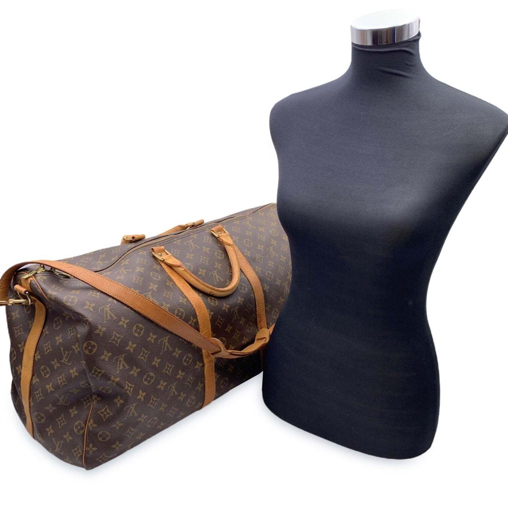 Louis Vuitton - Monogram Keepall Bandouliere 60 Travel Bag M41412 - Bolso duffle de lona #1.2