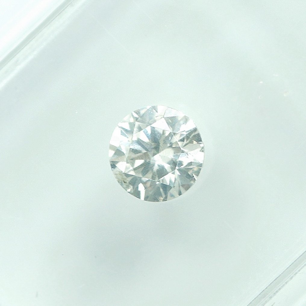 Zonder minimumprijs - 1 pcs Diamant  (Natuurlijk)  - 0.35 ct - H - SI2 - Gem Report Antwerp (GRA) #1.0