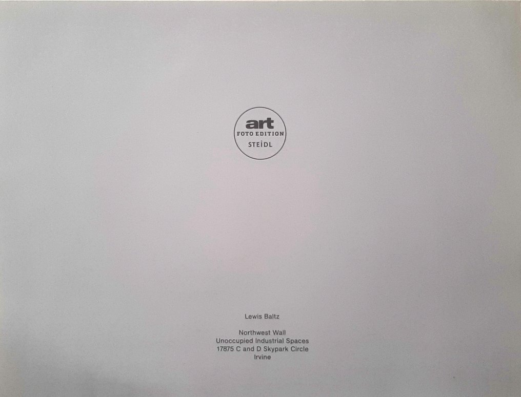 Lewis Baltz - Northwest Wall Unoccupied Industrial Spaces 17875 C and D Skypark Circle Irvine #2.1