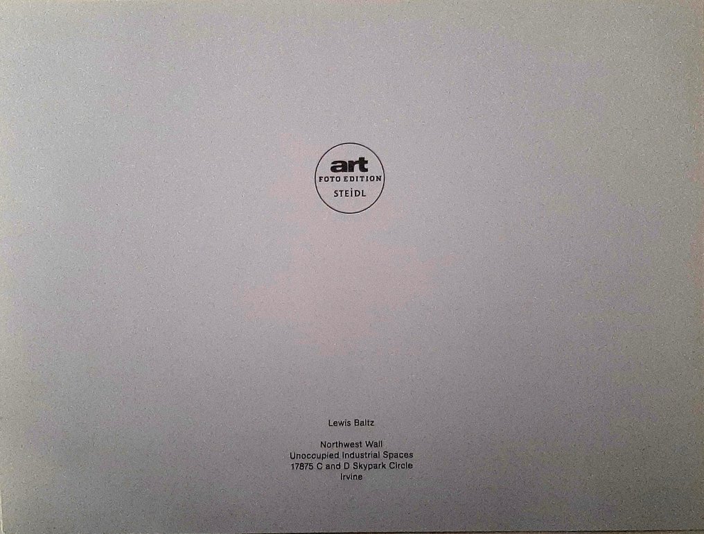 Lewis Baltz - Northwest Wall Unoccupied Industrial Spaces 17875 C and D Skypark Circle Irvine #4.3