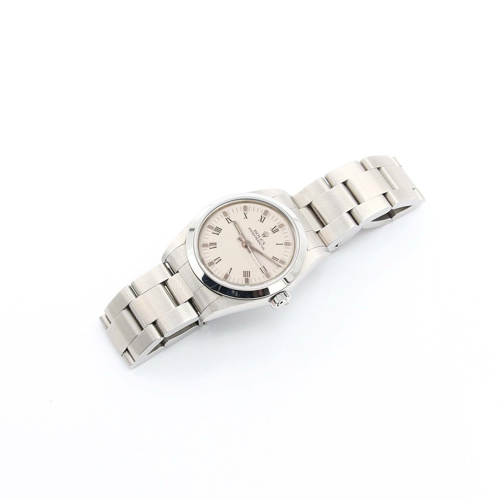 Rolex - Oyster Perpetual - White Roman - 67480 - Unisex - 2000-2010 #3.1
