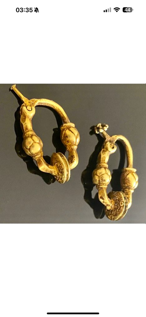 Starożytny Złoto Earrings #2.2