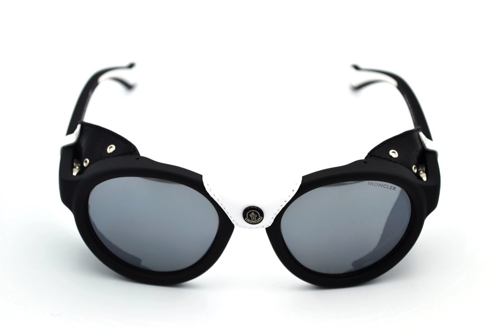 Moncler - ML0046 02C - Exclusive Leather Design - Black Acetate - Unused & *New* - Okulary przeciwsłoneczne #4.3