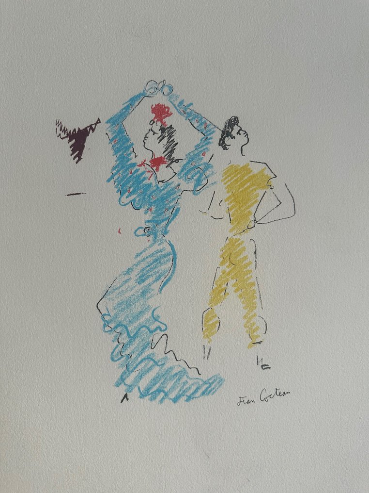 Jean Cocteau (1889-1963) - Flamenco 1961 #1.0