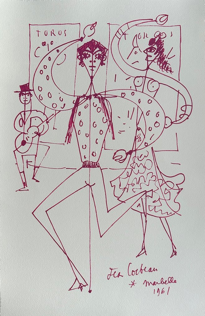 Jean Cocteau (1889-1963) - Flamenco de Marbella #1.0