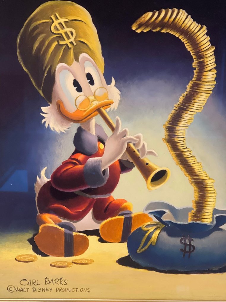 Carl Barks - The Money Magician - exclusive Disney fine art giclée #1.0