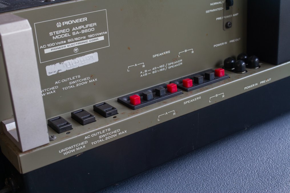 Pioneer - SA-9800 固態立體聲擴大機 #4.3