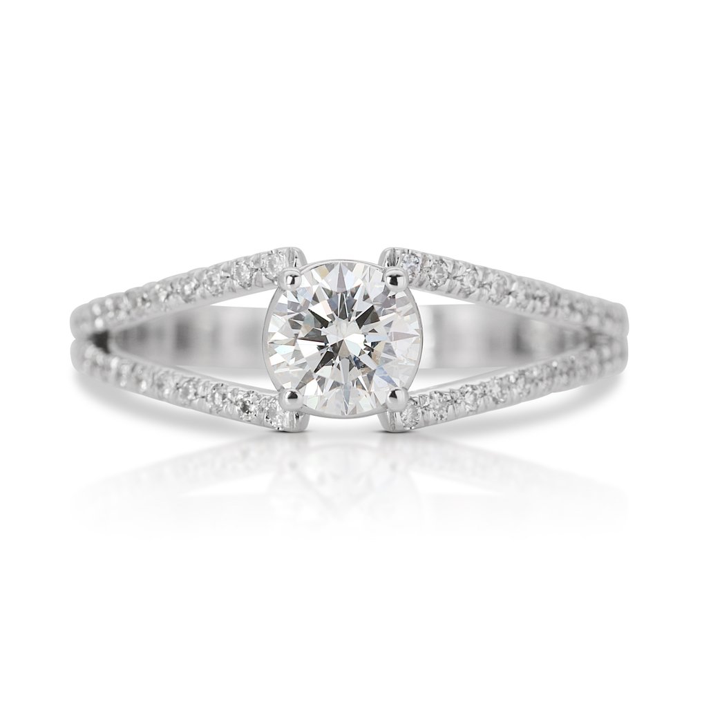 Ring Vittguld Diamant - Diamant  #1.1