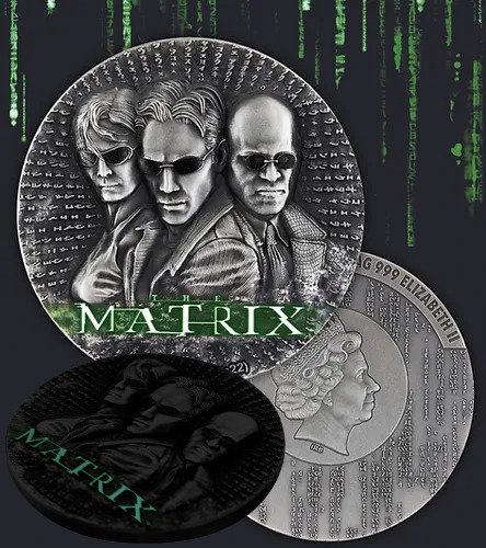 Niue. 5 Dollars 2022 Matrix - High Relief, 2 Oz (.999) #1.0