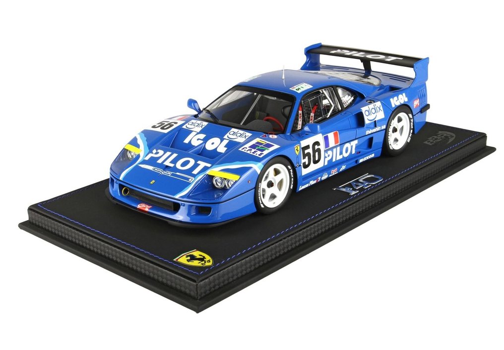 BBR 1:18 - Σπορ αυτοκίνητο μοντελισμού - Ferrari F40 LM Team Pilot Racing 24h Le Mans 1996 #56 - P18139H #1.0