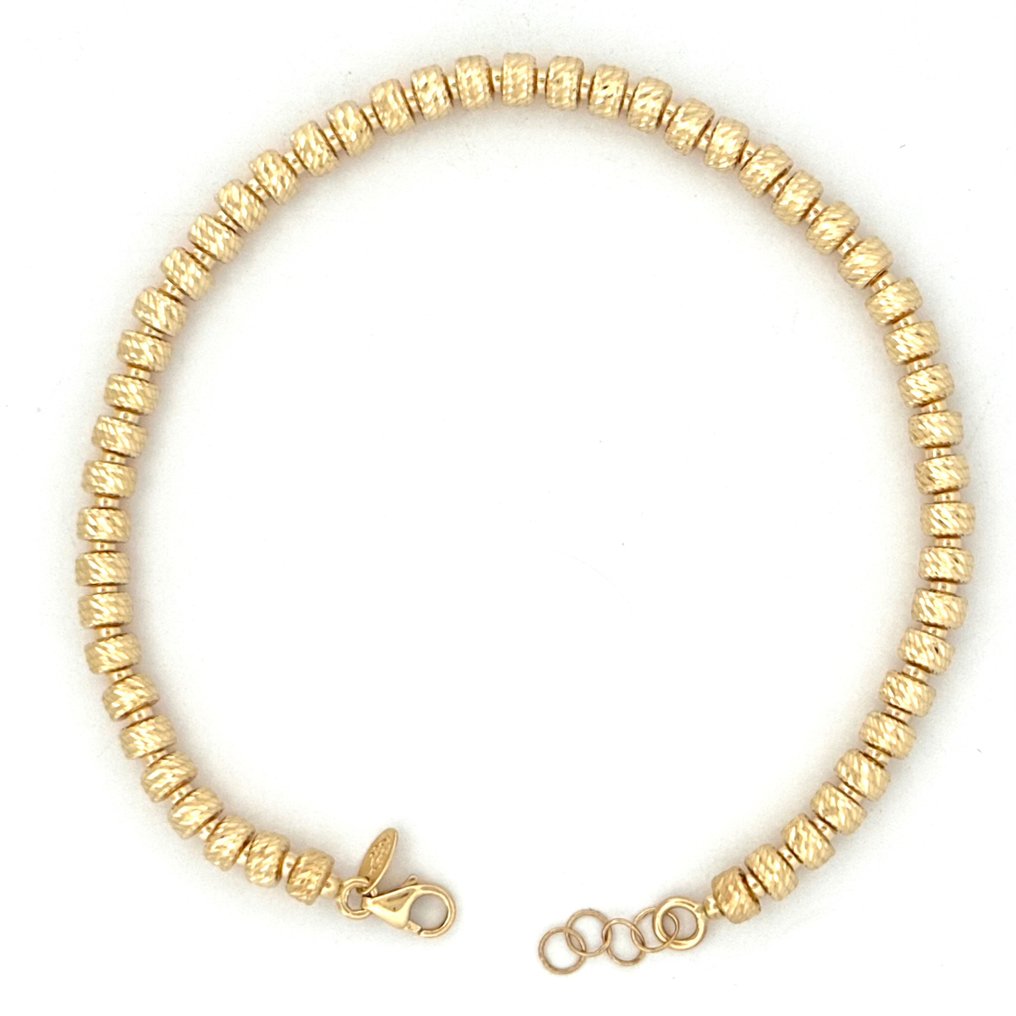 Handmade - Bracelet - Rondelle - 6.4 g - 18 kt. Yellow gold #1.0