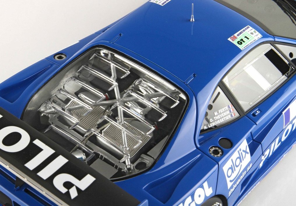 BBR 1:18 - Σπορ αυτοκίνητο μοντελισμού - Ferrari F40 LM Team Pilot Racing 24h Le Mans 1996 #56 - P18139H #3.2