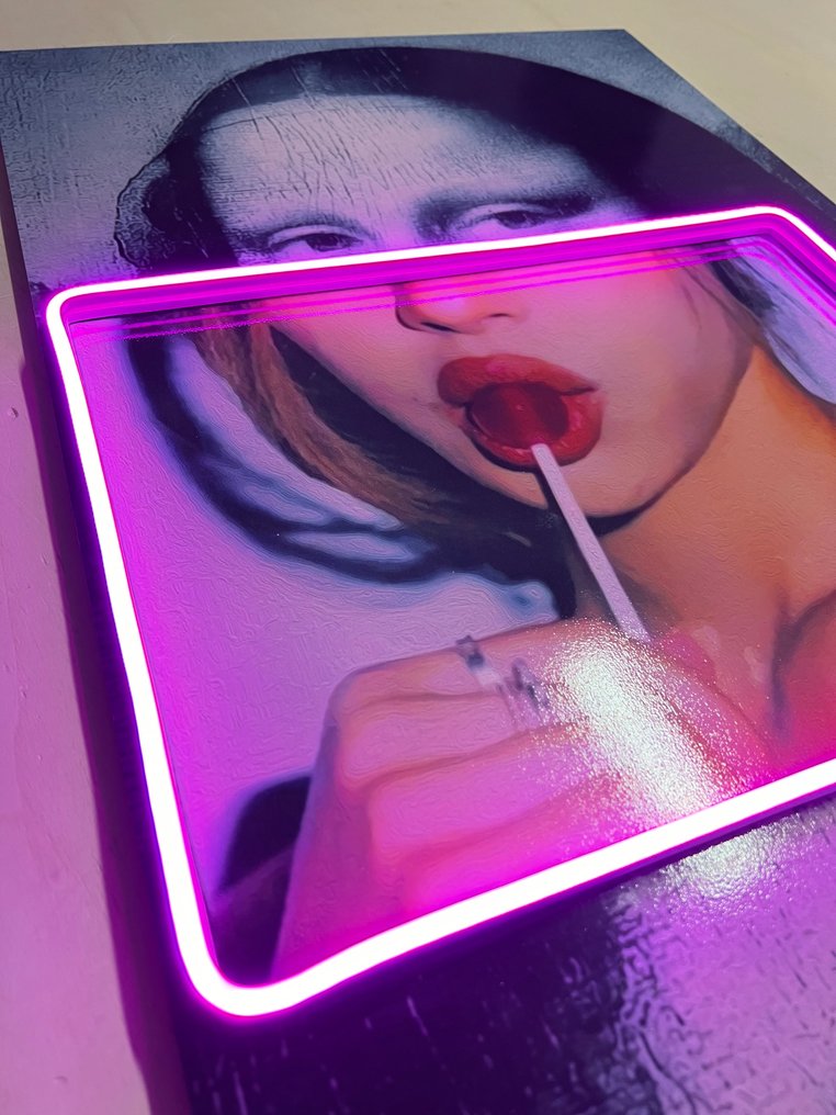 LEDMansion - Gioconda Lollipop V.F. Led Wall Art #3.2