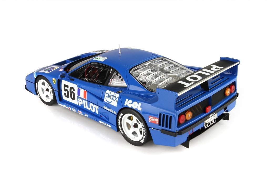BBR 1:18 - Σπορ αυτοκίνητο μοντελισμού - Ferrari F40 LM Team Pilot Racing 24h Le Mans 1996 #56 - P18139H #2.1