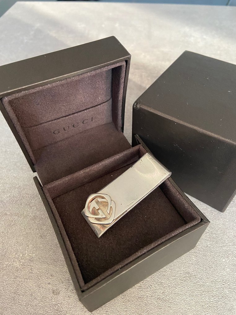 Fermasoldi gucci argento online