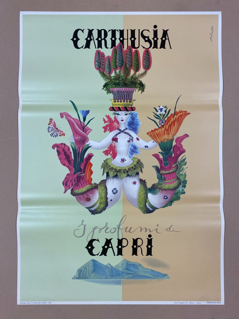 Mauro Laboccetta - CARTHUSIA - I profumi di Capri - década de 1980 #3.2