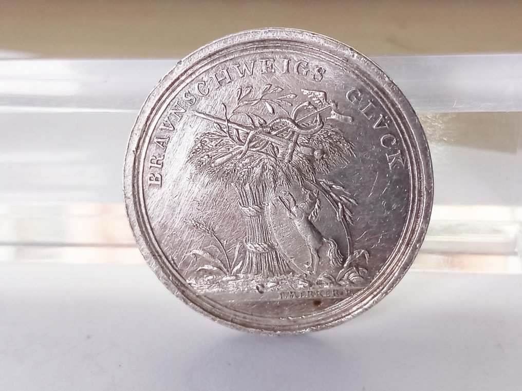Niemcy. Silver medal 1804 Geburt von Prinz Karl - Braunschweig Wolfenbüttel #2.2