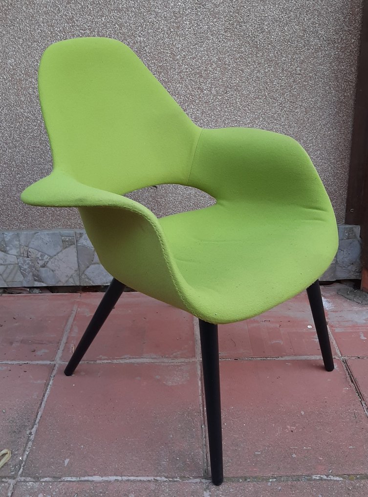 Vitra - Charles Eames, Eero Saarinen - 扶手椅子 - 有机扶手椅 - 木 #1.1