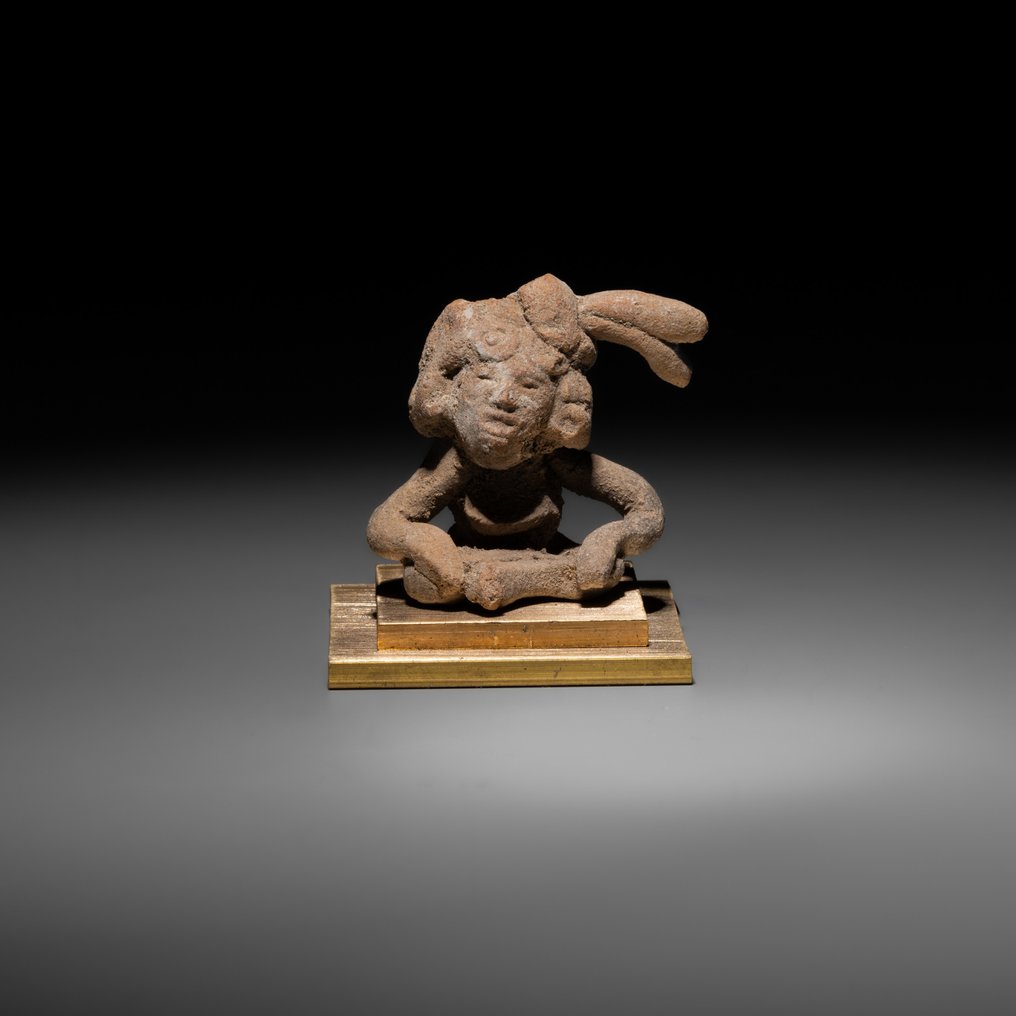 Teotihuacán, México Terracotta Figure, Classic Period, 200 - 700 AD. 3.5 cm H. TL Test. Spanish Import License. #2.1