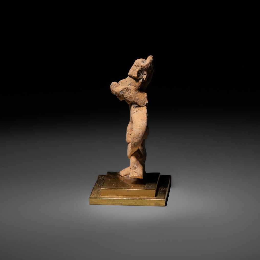 墨西哥的特奥蒂瓦坎 Terracotta 青铜雕像，古典时期，公元200年至700年。高5.3厘米。西班牙进口许可证。 #2.1