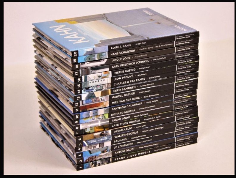 Taschen / De Morgen - Architectuur / Design complete serie in 20 delen - 2007 #1.0