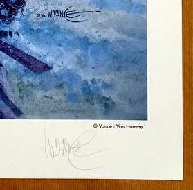 Vance, William - 1 Offset Print - XIII - Jones courant dans la neige #2.1