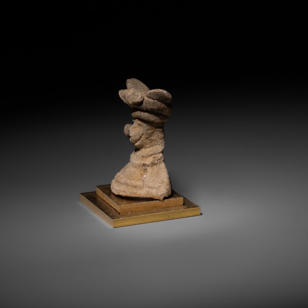 Teotihuacan, Mexique Terre cuite Figure, période classique, 200 - 700 après JC. 4 cm de hauteur. Licence d'importation espagnole. #3.1