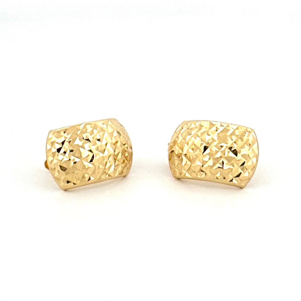 Orecchini Gold Art diamantati oro giallo 18 kt - 2.7 gr - Earrings Yellow gold #1.1