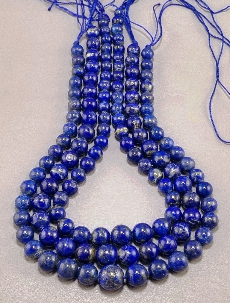 Lapis Lazuli drágakő Nyakláncok - Magasság: 410 mm - Szélesség: 410 mm- 200 g - (3) #1.1