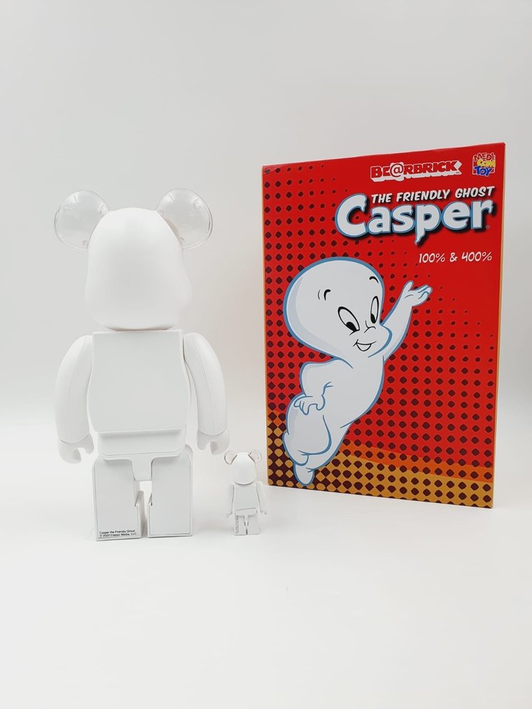 Medicom Toy - Be@rbrick 400% + 100% Casper  The Friendly Ghost Bearbrick   2023 #1.2