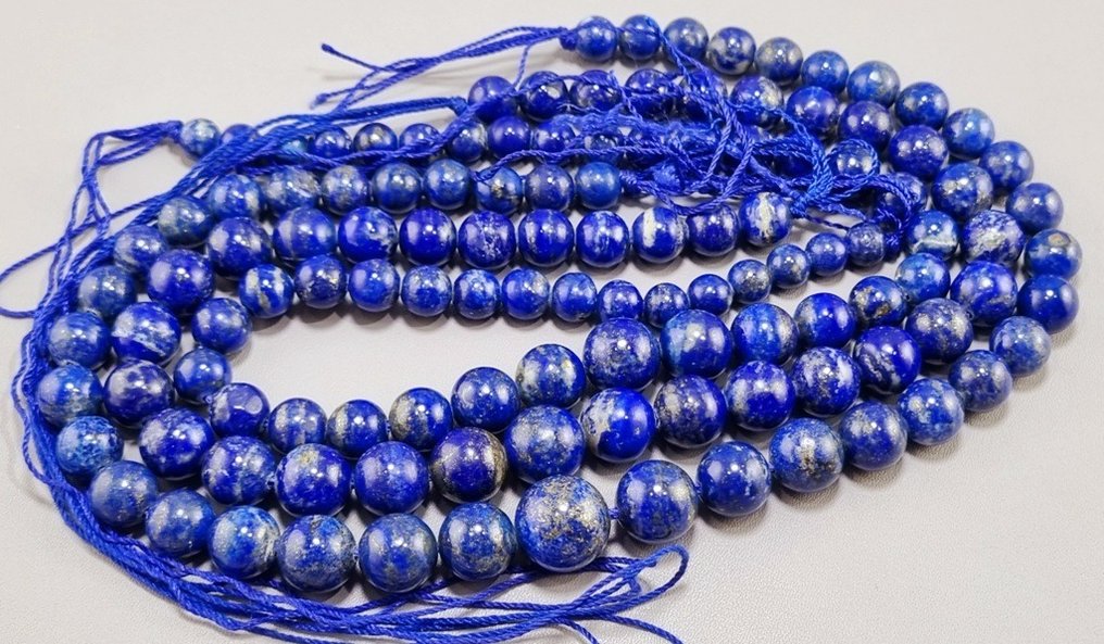 Lapis Lazuli drágakő Nyakláncok - Magasság: 410 mm - Szélesség: 410 mm- 200 g - (3) #2.1