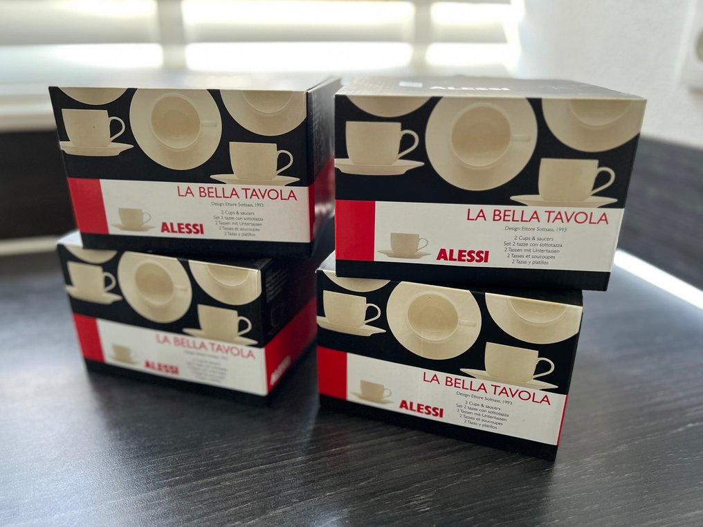 Alessi - Ettore Sottsass - Σερβίτσιο καφέ - La Bella Tavola - Πορσελάνη #3.2