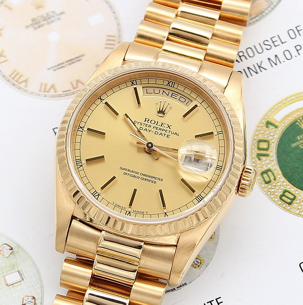 Rolex - Day-Date 36 - 18038 - Champagne Dial - Unisex - 1980-1989 #1.1