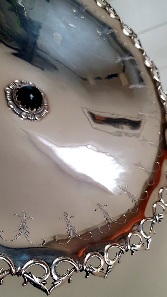 Δίσκος - Ασημένιο 916 - Πολύ μεγάλο και διακοσμητικό. #3.2