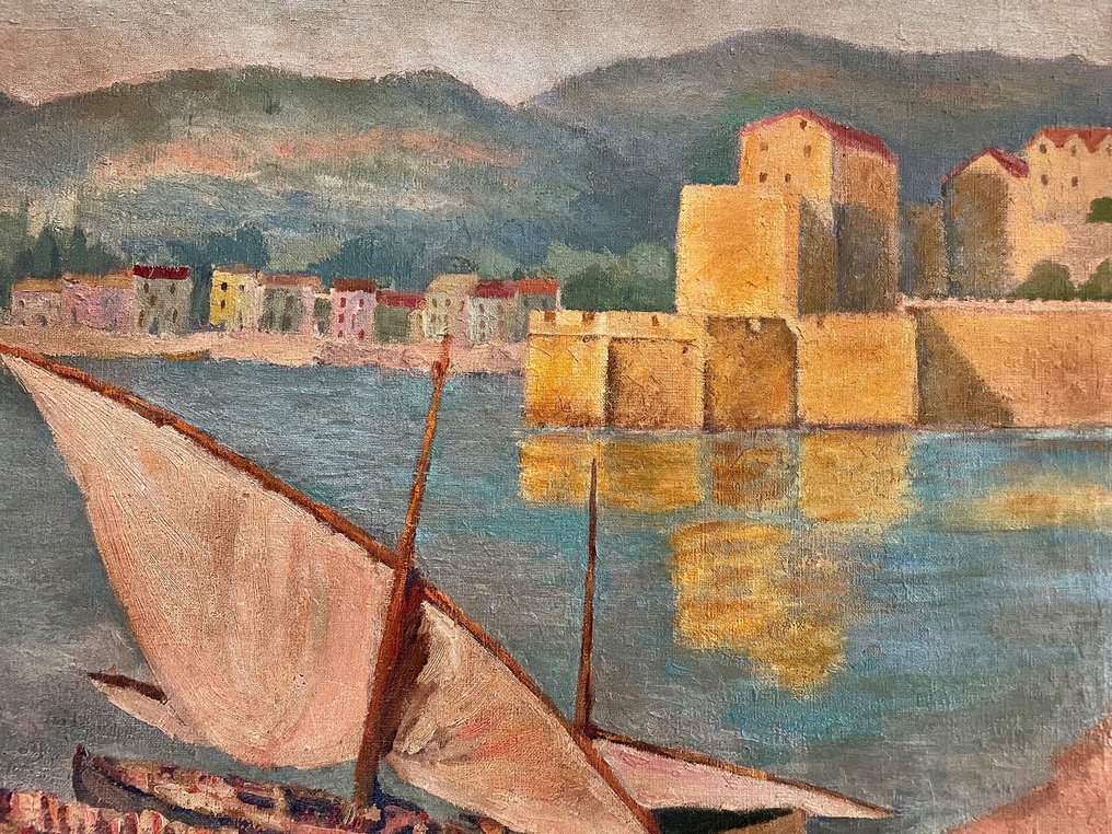 Paul Louis Guilbert (1886-?) - Le Port de Colioure #3.2