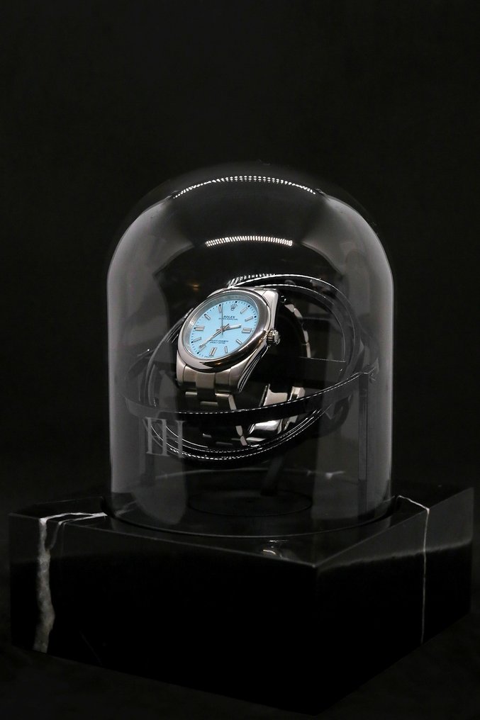 The Voyager I Marble ALL BLACK Limited Edition xxx/287 - Watch Winder - Elbrus Horology #2.1