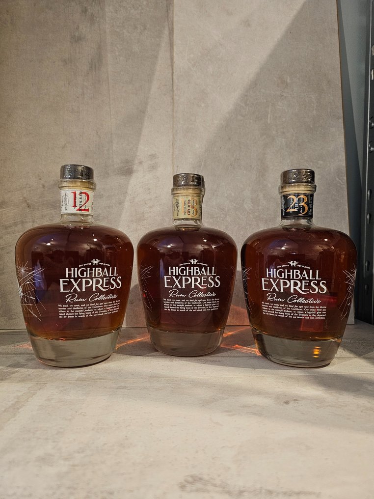 Highball Express - Rare 23 & 18 & 12 - 70cl - 3 flessen #1.1